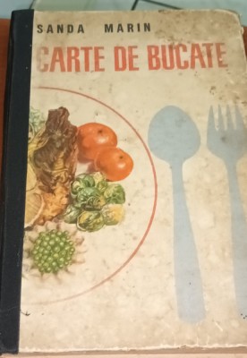 CARTE DE BUCATE SANDA MARIN 1956 foto