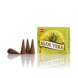 Cumpara ieftin Conuri parfumate - 10 Buc - Aloe Vera