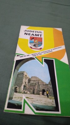 PLIANT/BROSURA JUDETUL NEAMT foto