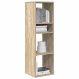 VidaXL Bibliotecă, stejar sonoma, 34x31x112 cm, lemn prelucrat