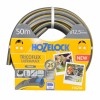 Furtun irigare Hozelock 50 m, PVC, anti-rasucire, flexibil, gri