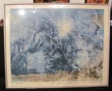 Cumpara ieftin PVM - Tablou "Ultima calatorie a Vasului Fantoma" acvaforte semnat Dodi Romanati / 68 cm x 54 cm / cu geam