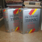 WILHELM THEISS - DICTIONAR TEHNIC ROMAN-GERMAN ( VOL. 1 + VOL. 2 ) , 2005 *