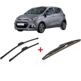 Cumpara ieftin Set 3 stergatoare HYUNDAI i10 II (BA, IA) 2013 - 2019, pentru parbriz si luneta, Bosch Twin