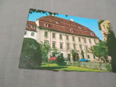 CARTE POSTALA -SIBIU -MUZEUL BRUKENTHAL CIRCULATA foto