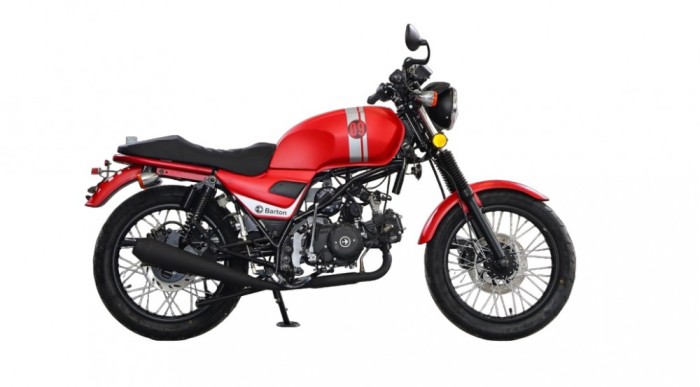 Motocicleta Barton Cafe Racer 50cc, culoare rosu Cod Produs: MX_NEW MXCAFERACE50R