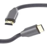 Cumpara ieftin Cablu HDMI 2.0 Bomenya, 1.2 m, 8K, metal, nylon, gri