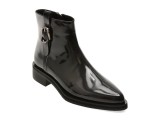 Botine EPICA negre, HX2215, din piele naturala lacuita