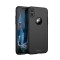 Husa Ipaky Iphone X Full Cover 360 + folie sticla securizata, Negru