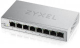 Zyxel gs1200-8 8-port gbe web smart metal switch fanless