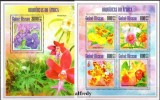 Guineea Bissau 2013, Flora, Orhidee, serie neuzată, MNH, Nestampilat