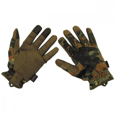 Manusi tactice BW Camo cu degete tactile MFH 15790V foto