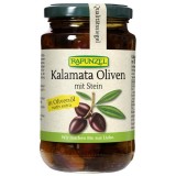 Masline Kalamata Bio Rapunzel, in Ulei de Masline Extravirgin, 335g, Violet, cu Samburi, Grecia