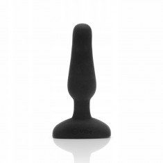 Plug anal cu telecomandă - B-Vibe Novice Plug Black