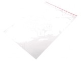 Pungă cu fermoar 300mm x 215mm 45um Polietilenă