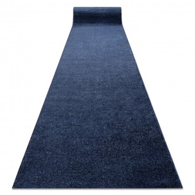 Traversa SOFTY culoare, solidă albastru inchis, 80 cm foto