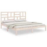 Cumpara ieftin Cadru de pat fara saltea, 200x200 cm, lemn masiv