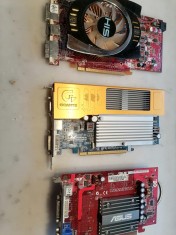 lot placi video vintage pciex ATI RADEON 4770 , ATI X1300 , ATI X1600