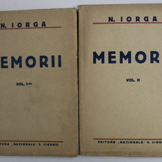 MEMORII de N. IORGA VOLUME 1-2