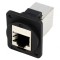 Adaptor FT Cat 5e ecranat 8p8c 19x24mm Plastic