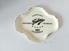 Tavita de fier emailat veche vintage reclama la FALDA 1002, 16.5x14x1cm