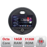 Navigatie Mini 2015-2019 masini fara ecran color de fabrica 8 core QLED 2K 16+512GB 360 Android Waze USB Navigatie Internet Youtube Radio Edotec