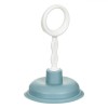 Ventuză Desfundat, Model Aqua, Diametru 10.5 cm, &Icirc;nălțime 17 cm, Plastic, Albastru-Alb, Oem