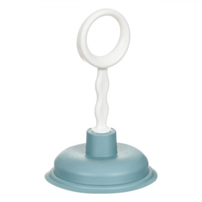 Ventuză Desfundat, Model Aqua, Diametru 10.5 cm, &amp;Icirc;nălțime 17 cm, Plastic, Albastru-Alb foto