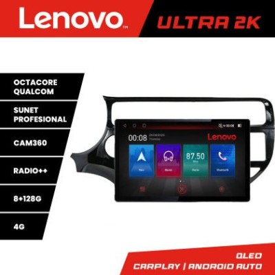 Navigatie Kia Rio N-504 ecran 13&amp;quot; 2K 8+128 Android Waze USB Navigatie 4G 360 Toslink Youtube Radio KIT-504+EDT- CarStore Technology foto