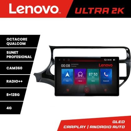 Navigatie Kia Rio N-504 ecran 13&quot; 2K 8+128 Android Waze USB Navigatie 4G 360 Toslink Youtube Radio KIT-504+EDT- CarStore Technology