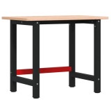 Cumpara ieftin Banc de lucru 100x60x81,5 cm lemn masiv fag, dreptunghiular