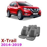 Cumpara ieftin Set Huse scaune Material Textil LUX GRI NISSAN X-TRAIL T32 2014 - 2019