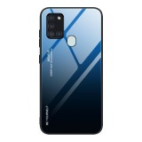 Husa SAMSUNG Galaxy A21s - Ombre Glass (Bleumarin/Negru)