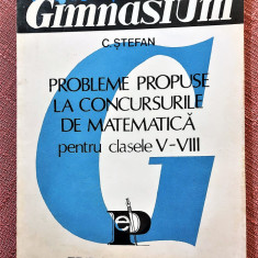 Probleme propuse la concursurile de matematica pentru clasele V- VIII