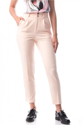 R638-5 Pantaloni eleganti cu talie inalta foto