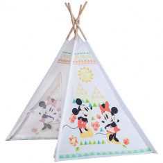 Cort de Joaca Tepee Mickey and Minnie 120x120x160 cm foto