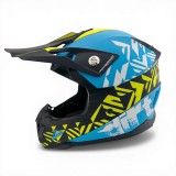 Casca cross/atv copii MiniRocket galben/albastru marime YS