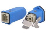 Conector HARTING Han&reg; Ex HDC 7 pini 10A 90V tată-mamă crimpat 10360070001