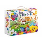 Set de modelat plastilina - Crazy Farm | Okto Clay