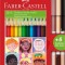 CREIOANE COLORATE 12+3 CR. BICOLORE PIELE CHILDREN OF THE WORLD FABER-CASTELL
