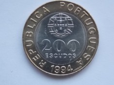 200 ESCUDOS 1994 COMEMORATIVA (Lisbon-European Cultural Capital) foto