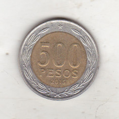 bnk mnd Chile 500 pesos 2015 bimetal