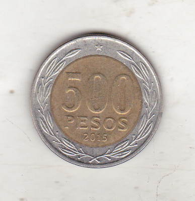 bnk mnd Chile 500 pesos 2015 bimetal foto