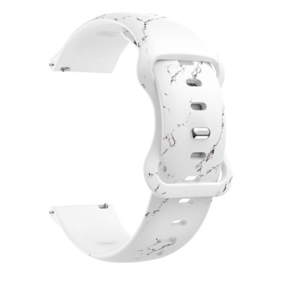 Curea silicon, compatibila Amazfit BIP 3, VD Very Dream&amp;reg;, Quick Release, White Frost foto