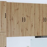 vidaXL Dulap de bucătărie cu raft Stejar Artizanal 40 x 31 x 100 cm 885474