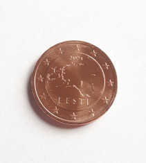 Estonia - 2 Cents / Euro centi - 2021 - UNC (din fisic) foto