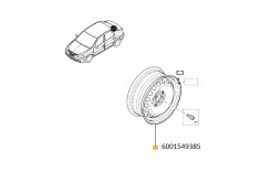 Janta Tabla 6jx15 4x100 Renault 6001549385 foto