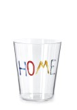 Cumpara ieftin Set 6 pahare sticla multicolora Home &Oslash;9x10,5h