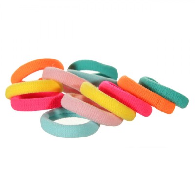 Set Elastice Păr, Frotte, Multicolor, 12 Bucăți foto