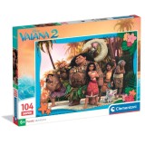 Puzzle Clementoni, Disney Vaiana 2, 104 piese Super